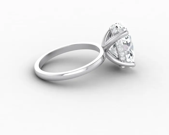 Sapheena Jewelry Rings Luce 60 Ct Oval Cut Engagement Ring