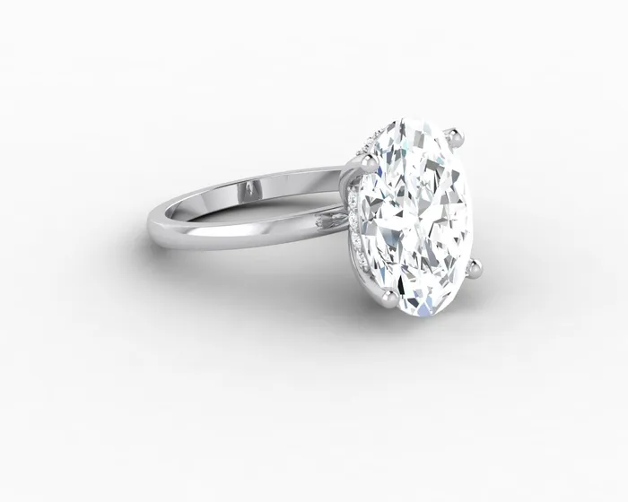 Sapheena Jewelry Rings Luce 60 Ct Oval Cut Engagement Ring