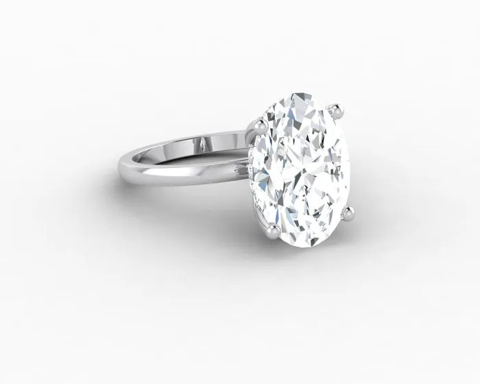 Sapheena Jewelry Rings Luce 60 Ct Oval Cut Engagement Ring