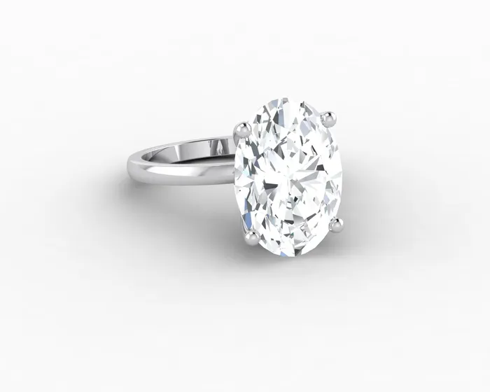 Sapheena Jewelry Rings Luce 60 Ct Oval Cut Engagement Ring