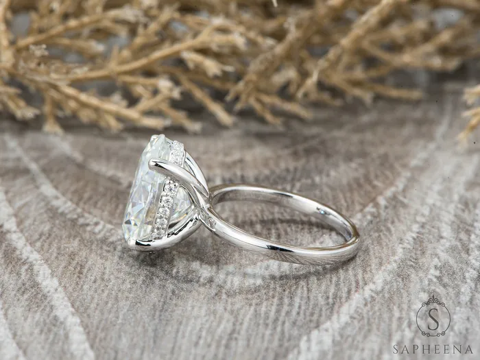 Sapheena Jewelry Rings Luce 60 Ct Oval Cut Engagement Ring