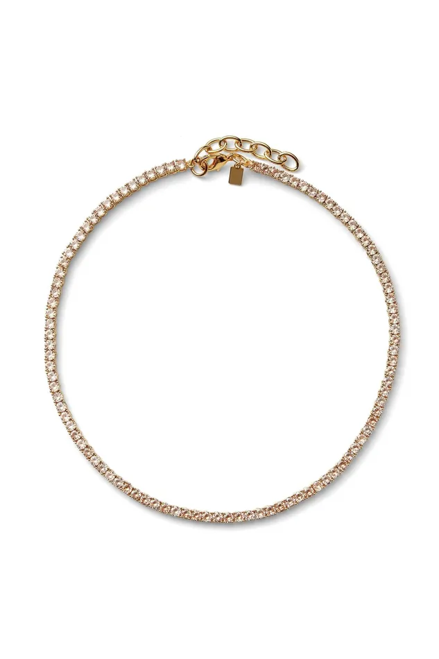Serena necklace Champagne Crystal Haze Jewelry Necklaces