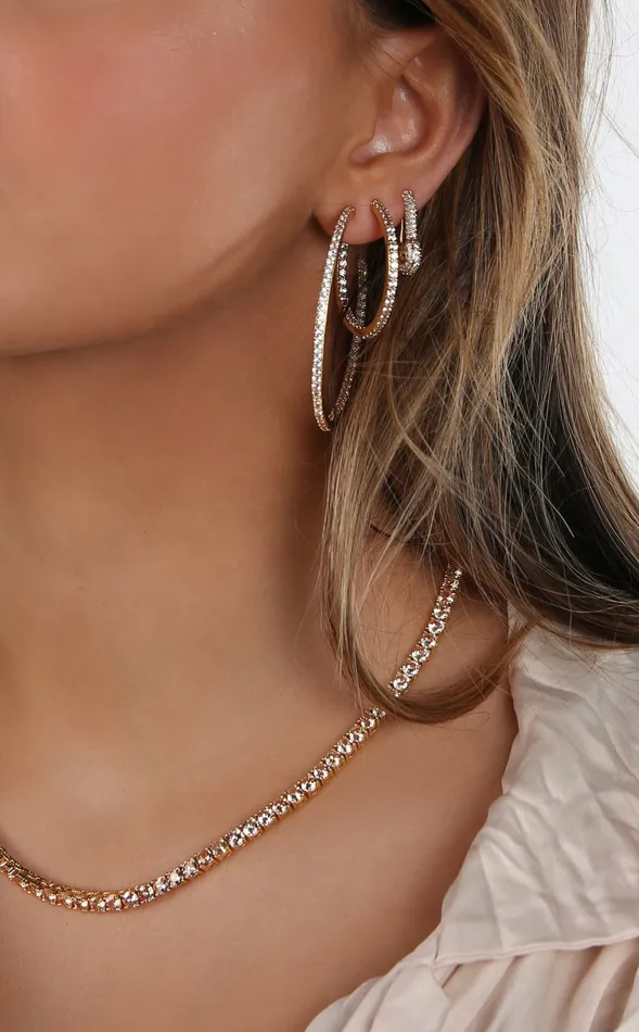 Serena necklace Champagne Crystal Haze Jewelry Necklaces
