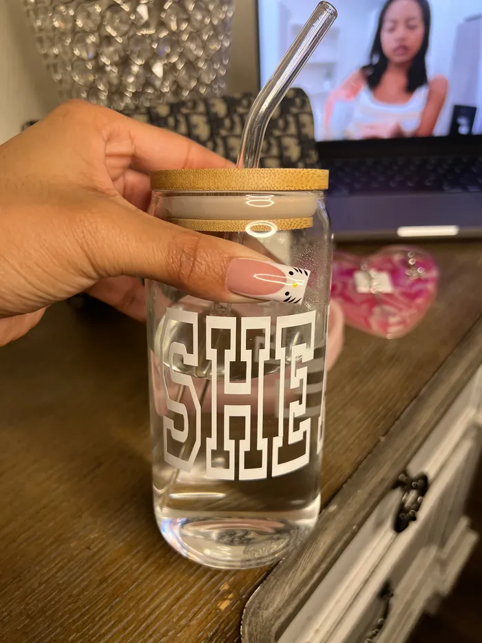 She Ate Earrings She Ate Glass Cup