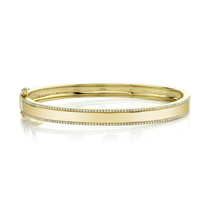 SHY CREATION Bracelets Diamond Edge Bangle