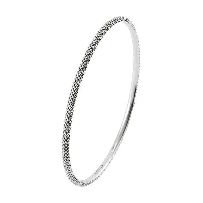 Signature Caviar Beaded Bangle LAGOS Bracelets