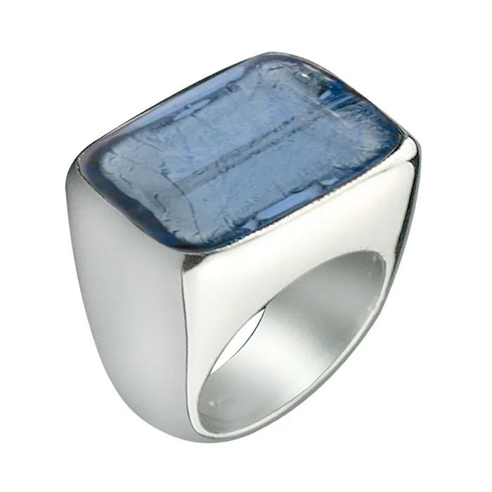Silver 925 Ring with Murano Glass Bead Nanni Gabriella Rings