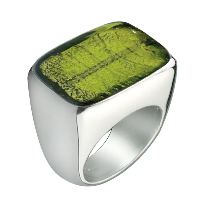Silver 925 Ring with Murano Glass Bead Nanni Gabriella Rings