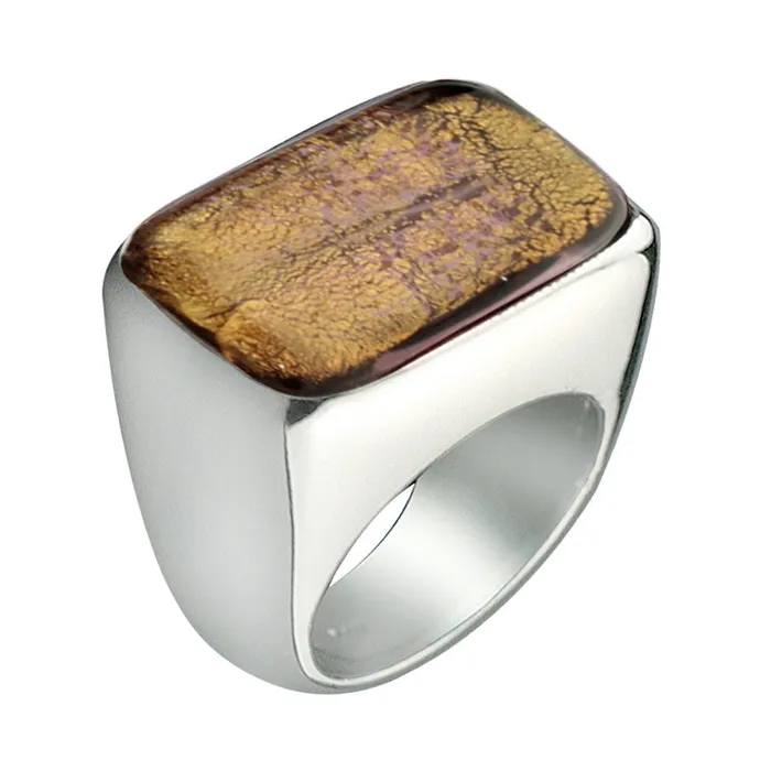 Silver 925 Ring with Murano Glass Bead Nanni Gabriella Rings