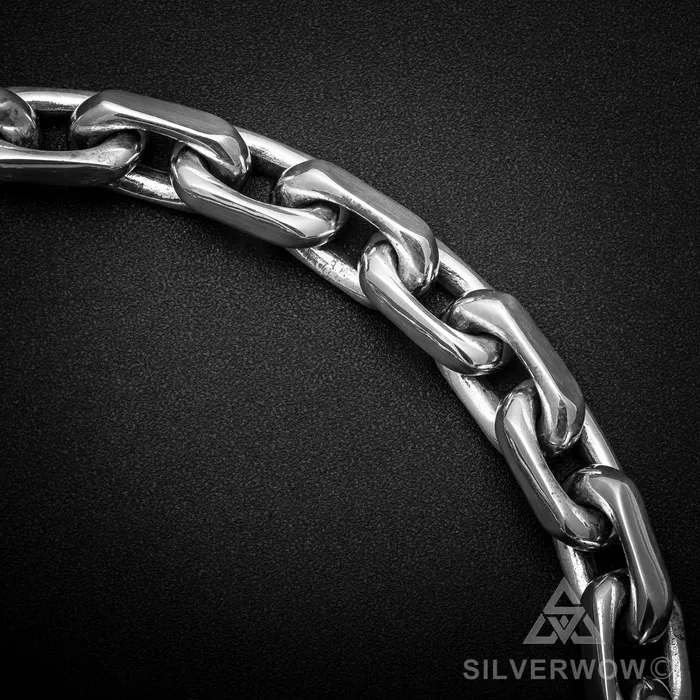 silverwow Necklaces 15mm Chain Link Necklace Heavier Version