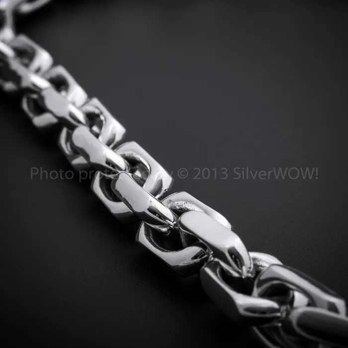 silverwow Necklaces Chain Link Mens Necklace x 12mm Wide