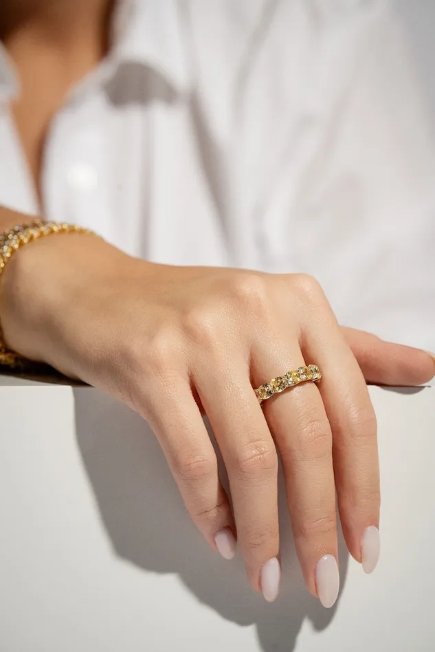 The Mother Cushion Ring Crystal Haze Jewelry Rings
