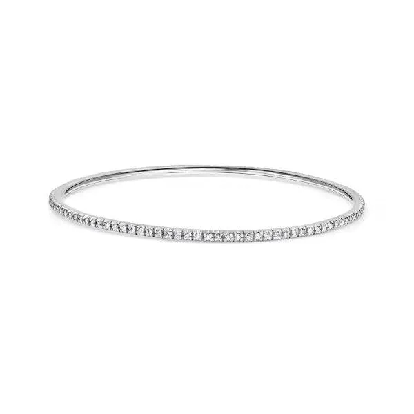 Thin Diamond Bangle Polachecks Collection Bracelets