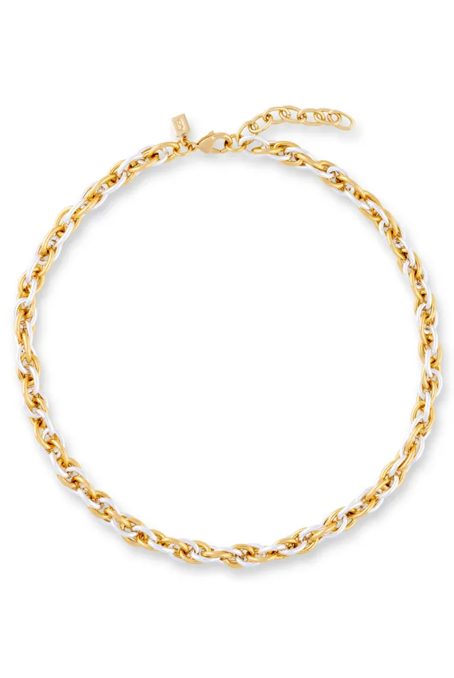 Twin link chain Crystal Haze Jewelry Necklaces