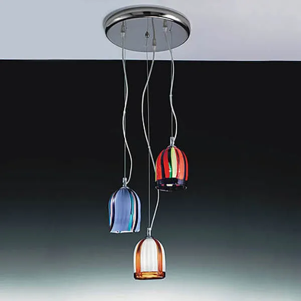 Voltolina Necklaces Pendant lights Jacaranda Trio