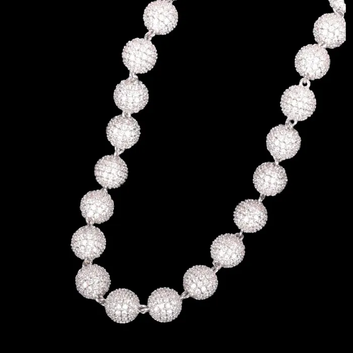 WORLDS TENNIS Bracelets 10MM Worlds Tennis Iced Out Diamond Necklace Bracelet Set
