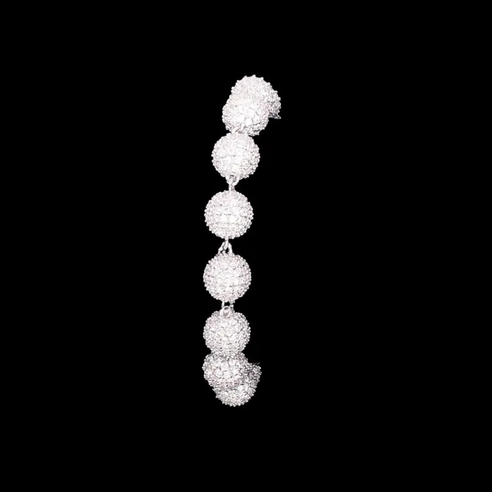 WORLDS TENNIS Bracelets 10MM Worlds Tennis Iced Out Diamond Necklace Bracelet Set