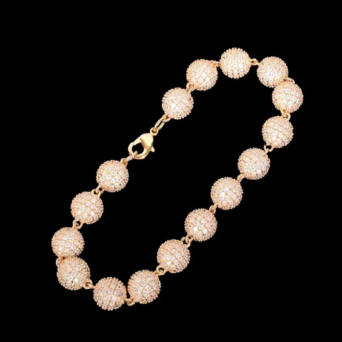 WORLDS TENNIS Bracelets 10MM Worlds Tennis Iced Out Diamond Necklace Bracelet Set
